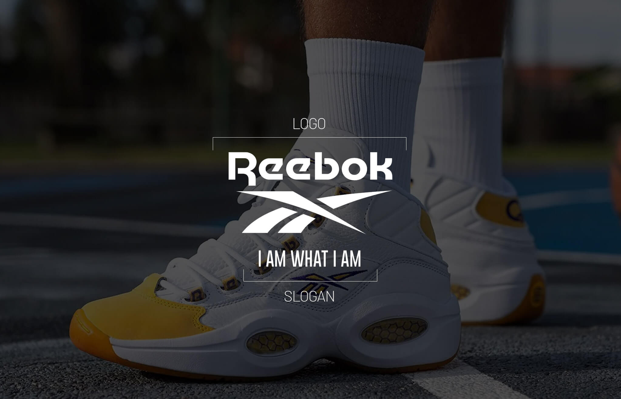 Reebok I Am What I Am Slogan Reebok slogan emphasizing individuality and self-expression