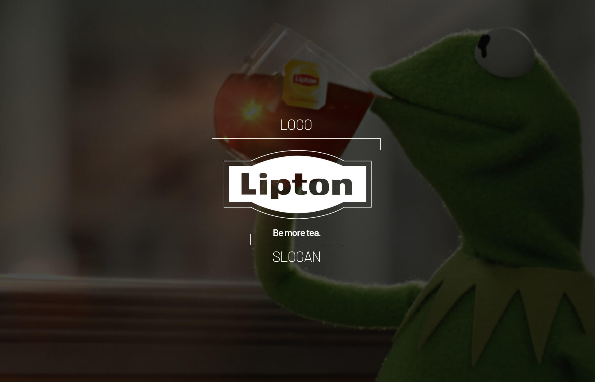 Lipton Be More Tea Slogan Lipton slogan highlighting tea culture, vitality, and togetherness