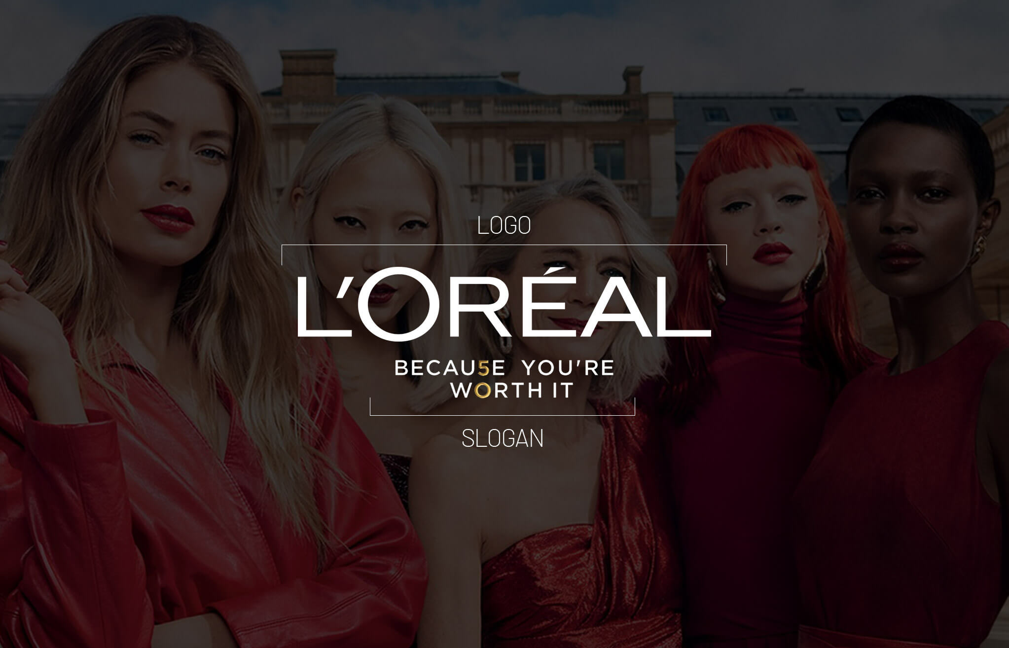 Loreal Because You’re Worth It Slogan L’Oréal slogan highlighting empowerment and beauty confidence