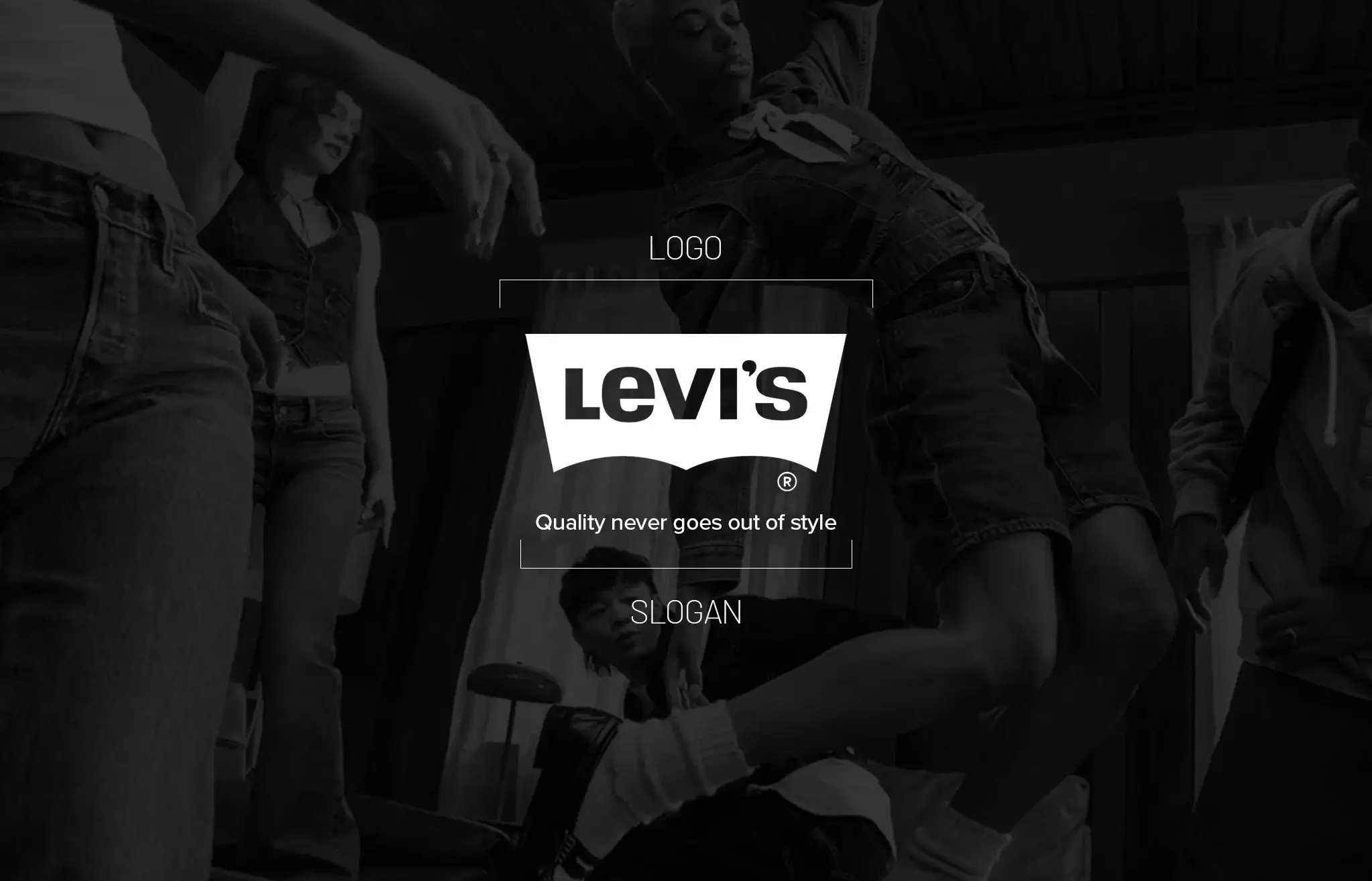Levis Quality Never Goes Out of Style Slogan Levi’s timeless slogan emphasizing quality fashion branding