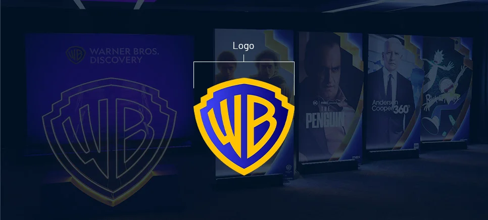 Warner Bros Blue Color Logo and Branding Warner Bros Blue Color Logo and Branding