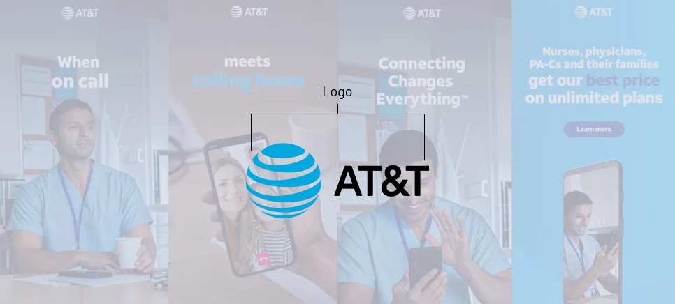 AT&T Blue Color Logo and Branding AT&T Blue Color Logo and Branding
