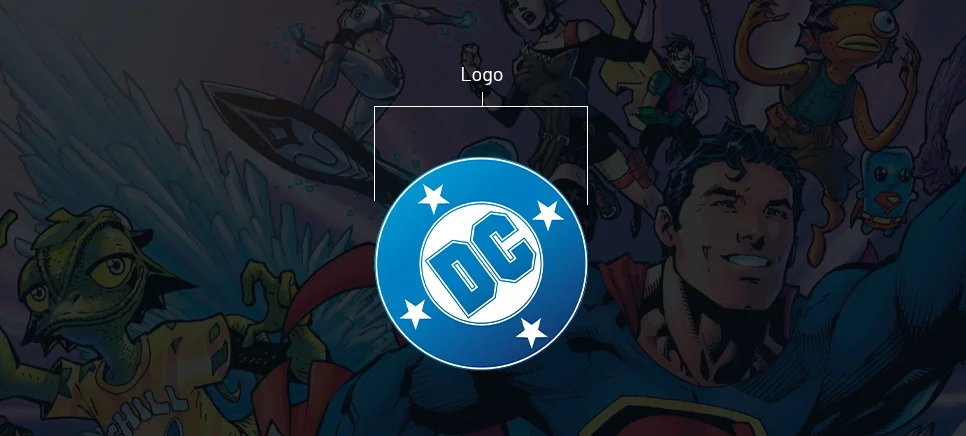 DC Comics Blue Color Logo and Branding DC Comics Blue Color Logo and Branding