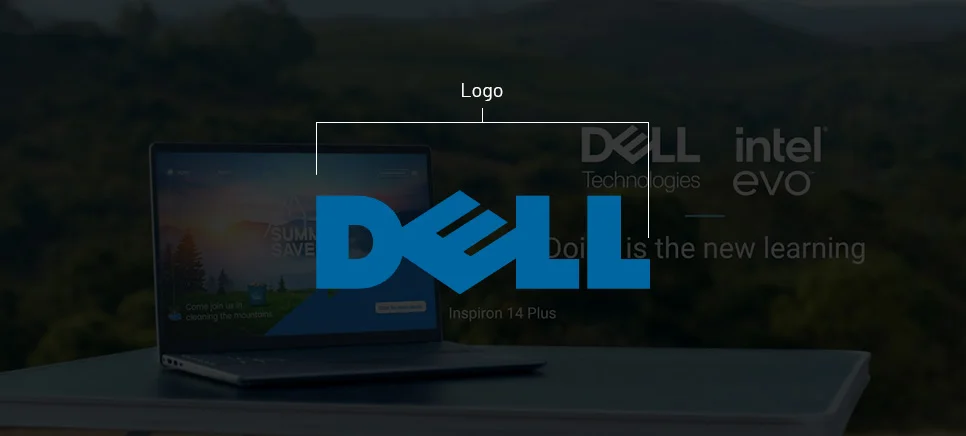 Dell Blue Color Logo and Branding Dell Blue Color Logo and Branding