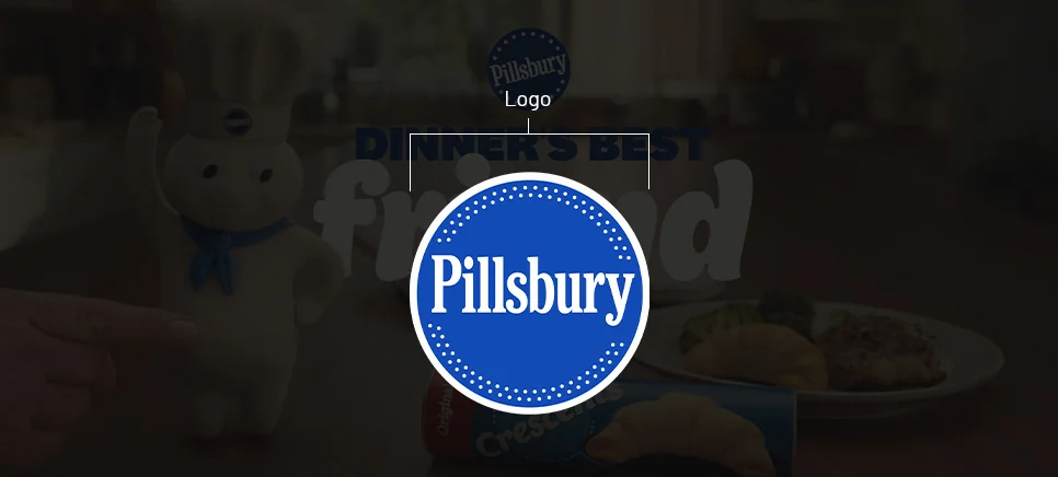 Pillsbury Blue Color Logo and Branding Pillsbury Blue Color Logo and Branding
