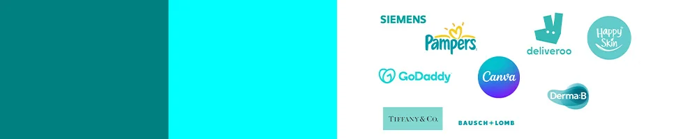 Teal and Cyan in Modern Branding Teal and Cyan in Modern Branding