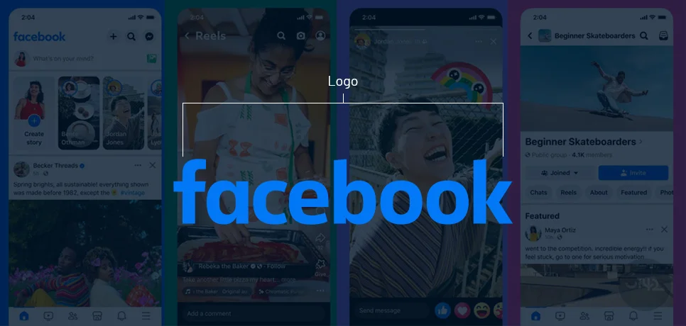 Facebook Blue Color Logo and Branding Facebook Blue Color Logo and Branding