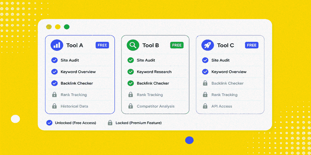 comparision22 Free Options: Ahrefs Webmaster Tools vs Ubersuggest Free Plan