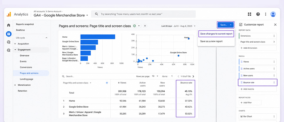 Where to Find and Enable Bounce Rate in Google Analytics GA4 Reports Where to Find and Enable Bounce Rate in Google Analytics GA4 Reports
