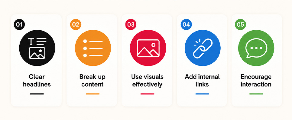 On-Page Engagement and Readability Improvement Tactics On-Page Engagement and Readability Improvement Tactics