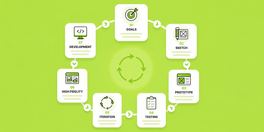 The Step-by-Step Rapid Prototyping Process Diagram The Step-by-Step Rapid Prototyping Process Diagram