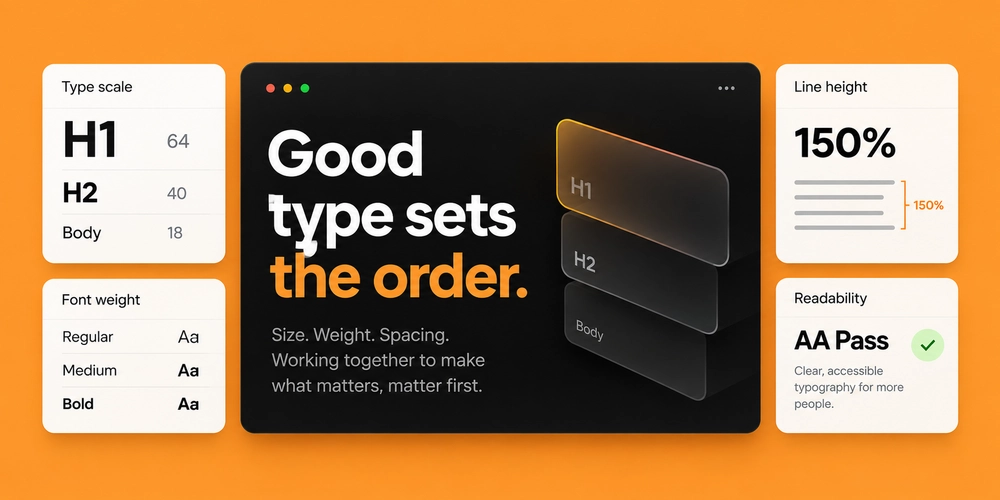 Typography That Creates Visual Hierarchy