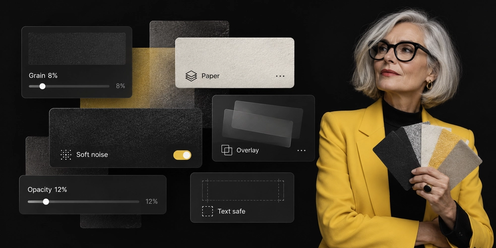 Texture, Grain, and Layered Backgrounds