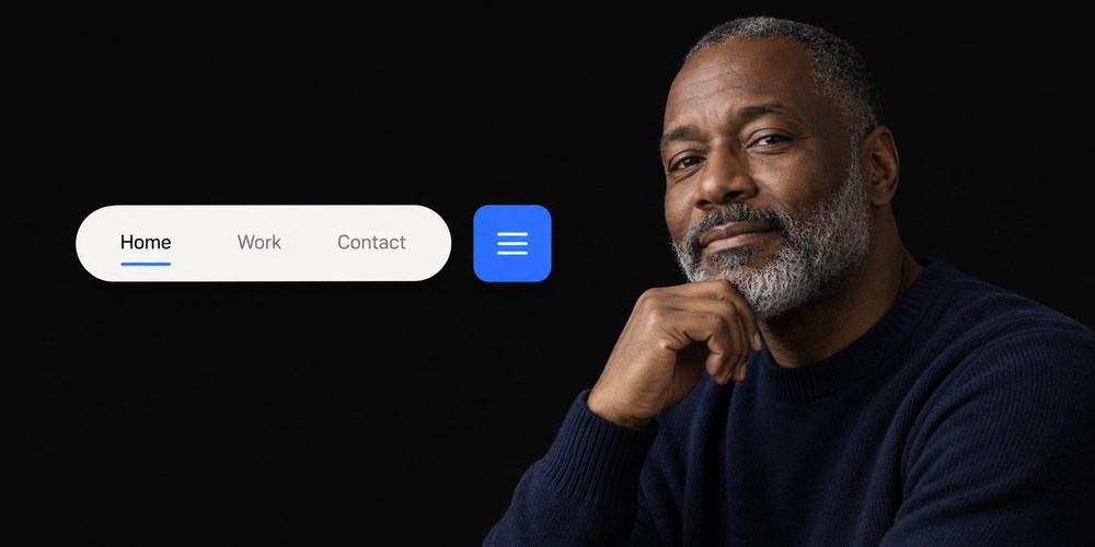 Navigation Graphics and Hamburger Menus