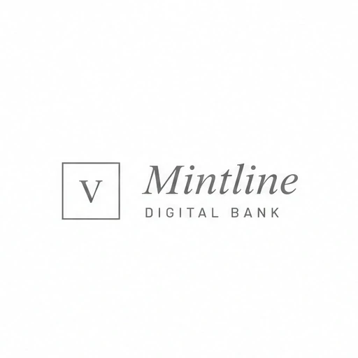 Mintline Digital Bank logo, a fictional digital bank brand concept by COLAB DXB