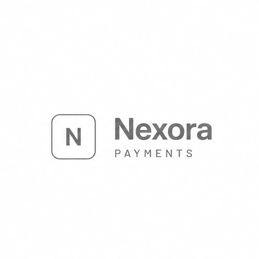 NEXORA Payments logo, a fictional payments brand concept by COLAB DXB
